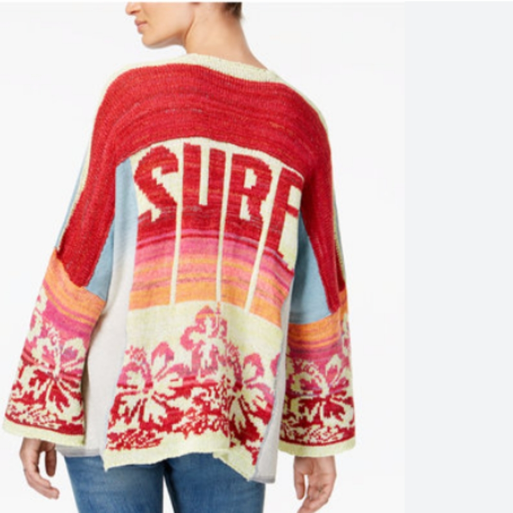 Free People Surf Sweater Kimono size M/L